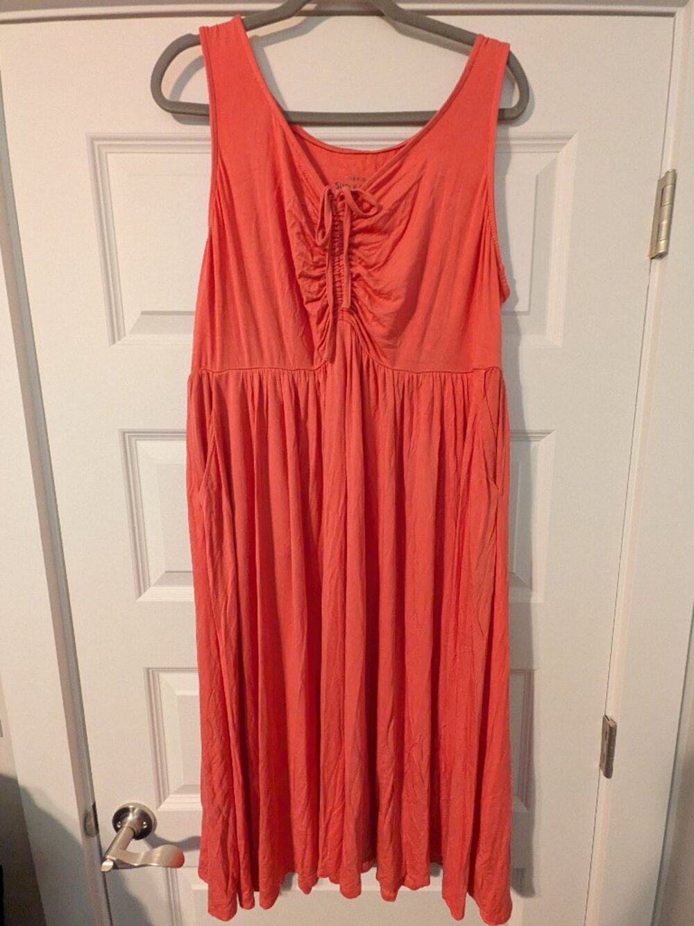 Torrid Super Soft Knit Sleeveless Dress in Coral Color